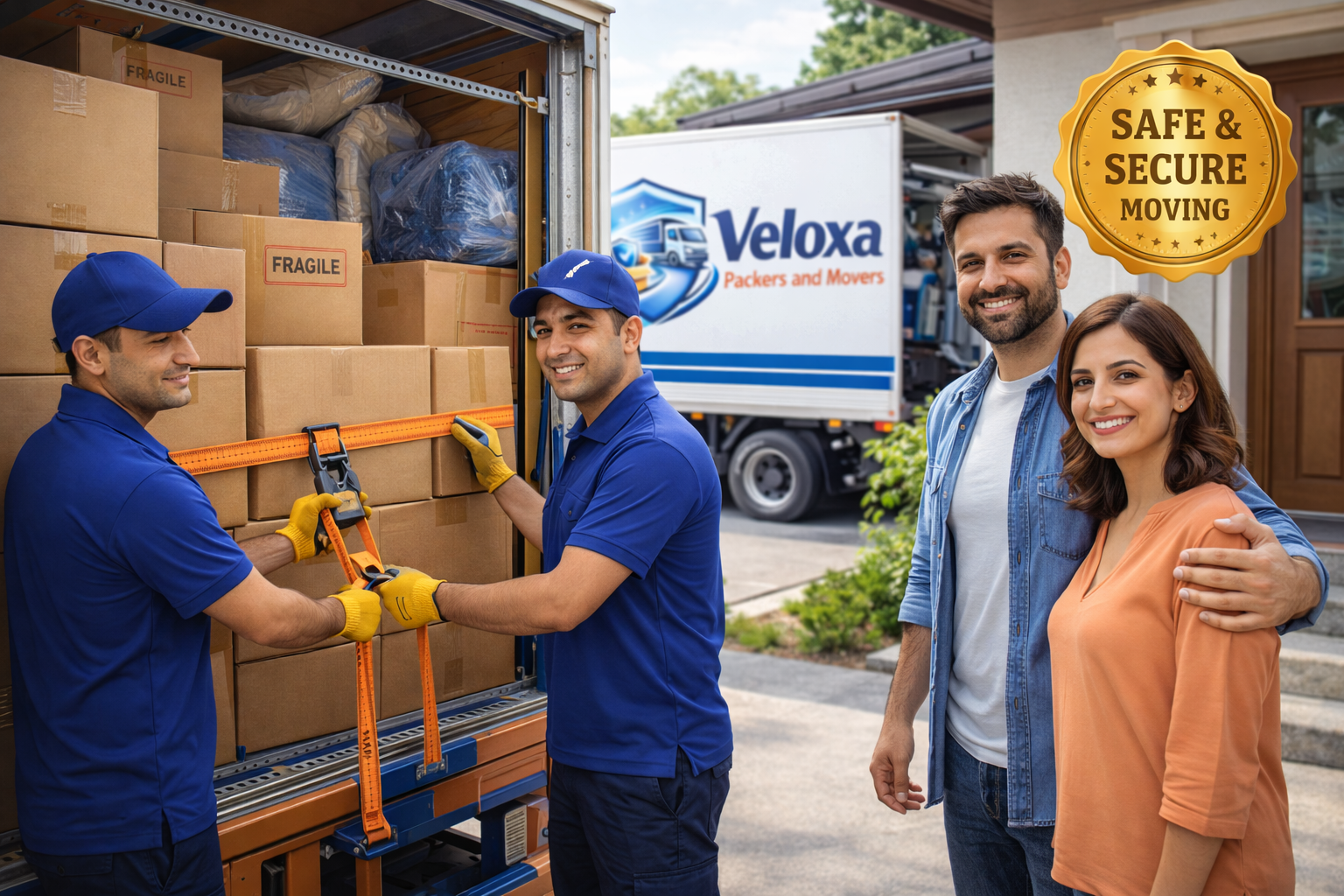 Safe packing and moving support